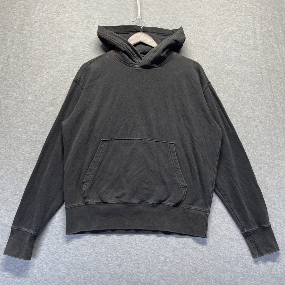 American Eagle Outfitters Hoodie Women's XS Black Cotton Relaxed Fit Pullover